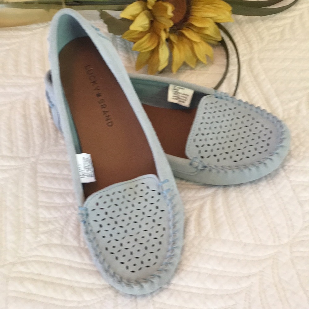 NWOT Lucky Brand Suede Leather